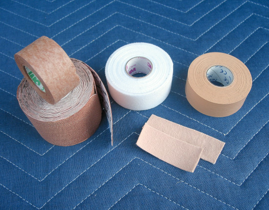 Medical tape products used by location sound recordists and production sound mixers