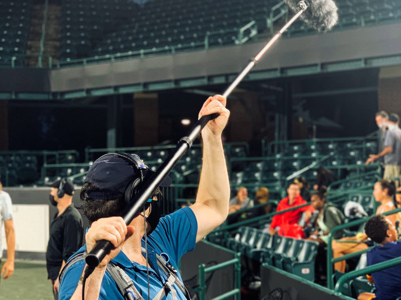 Dave Bilodeau location sound recordist production sound mixer Behind the Scenes