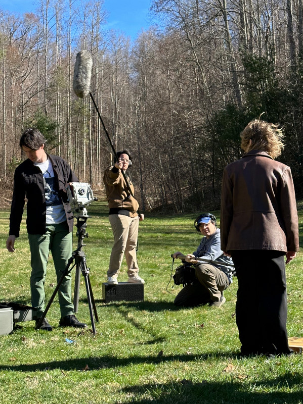Dave Bilodeau production sound mixer behind the scenes on The Last Best Thing