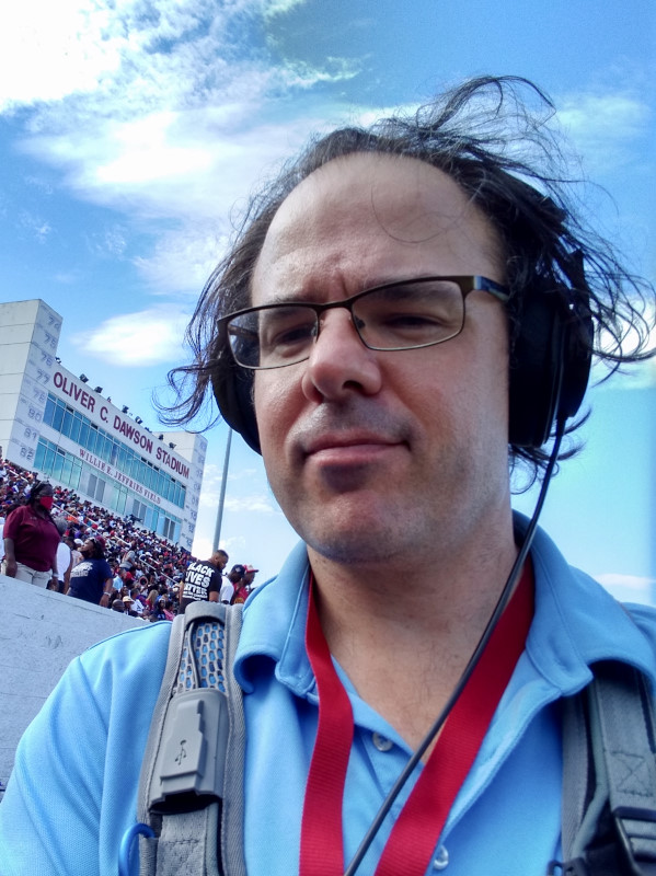 Dave Bilodeau production sound mixer behind the scenes on Darius Leonard Stronger than One